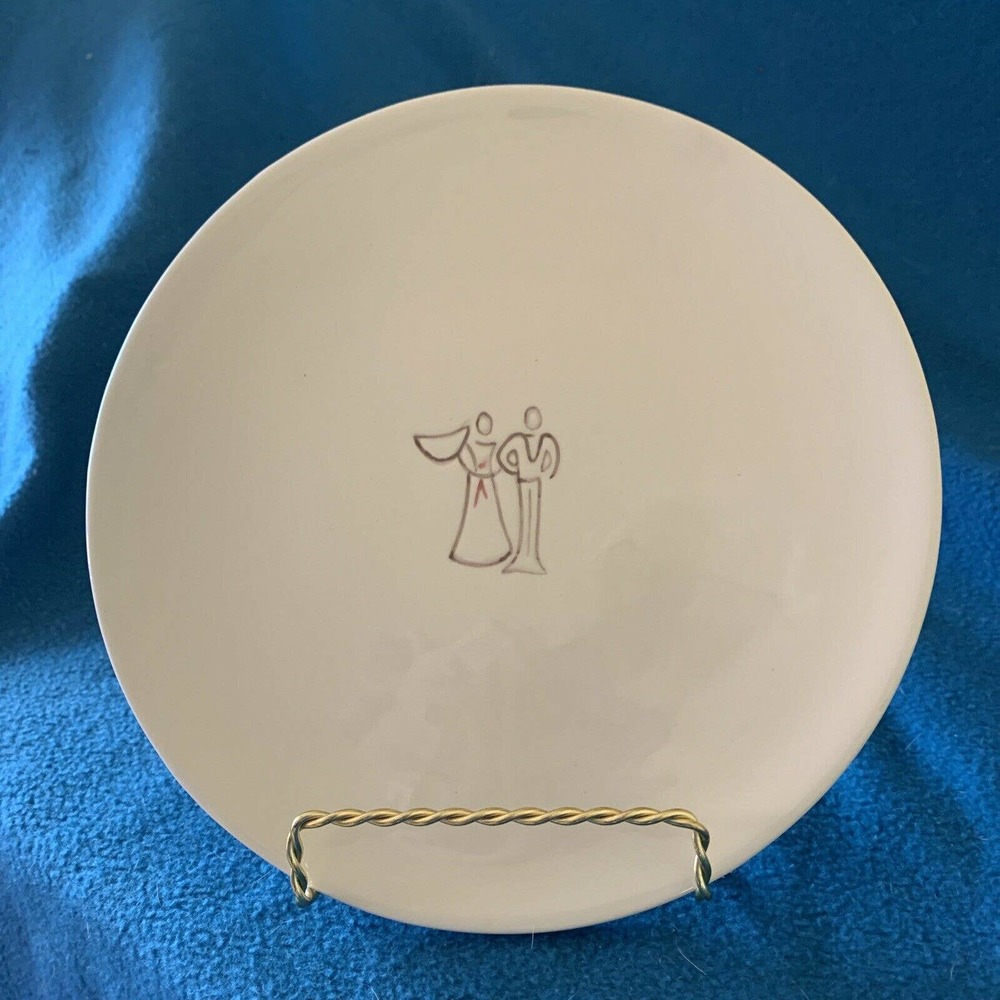 Tag brand plate bride and groom